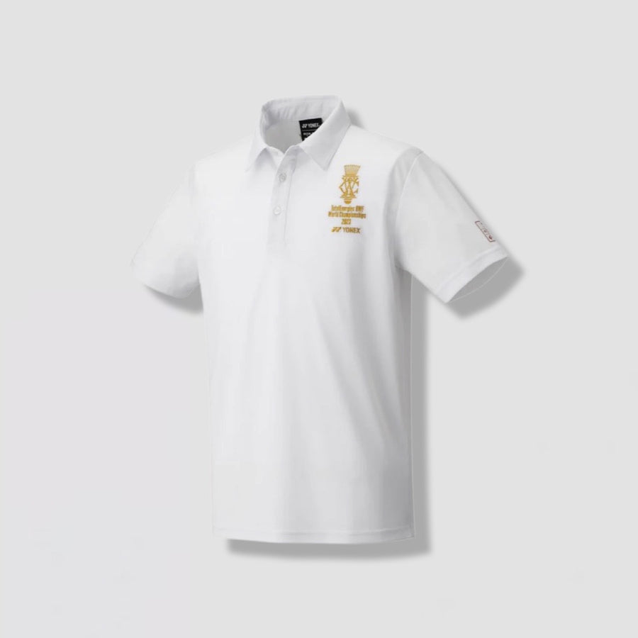 YONEX BWF 2023 Souvenir World Championships Polo Shirt White (UNISEX) YOB23191