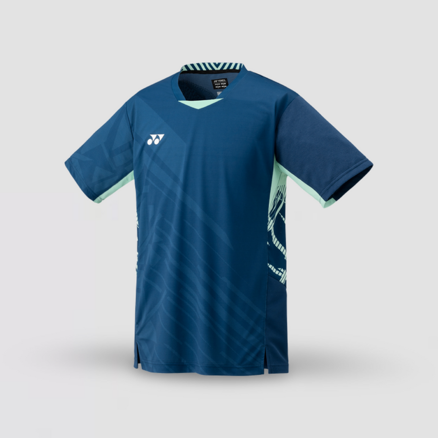 YONEX Men’s China Team Crew Neck Shirt 10642YX Ink Blue (Slim Fit)