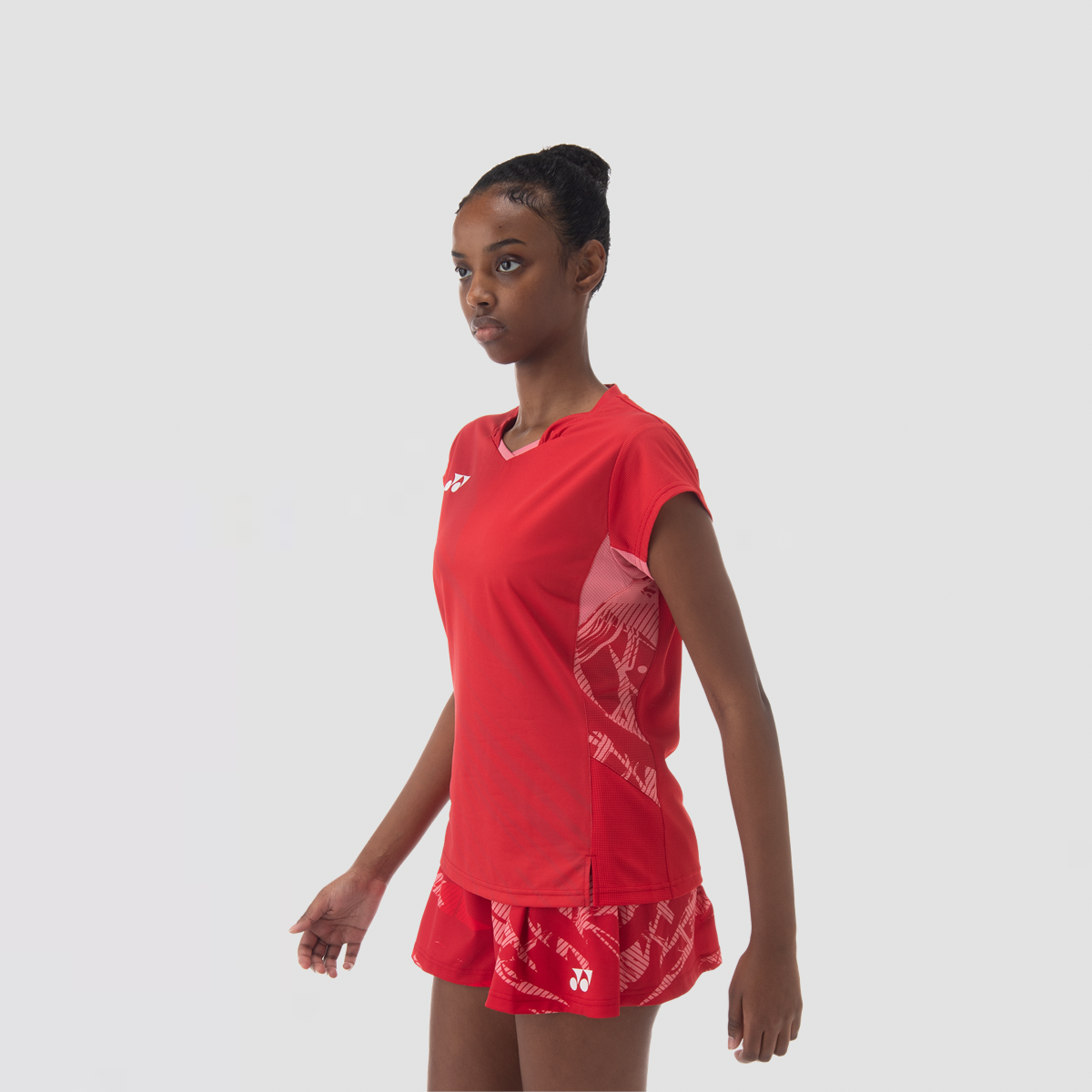 YONEX Women’s China Sudirman Cup Team Crew Neck Shirt 20858YX Tango Red