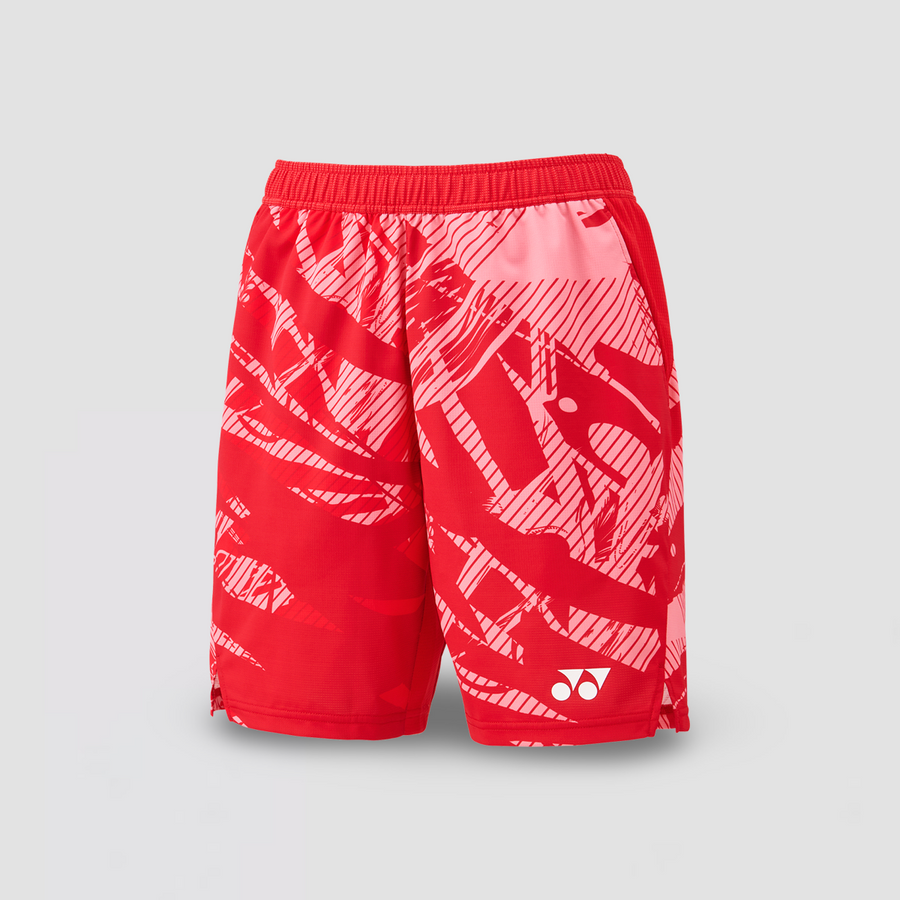 YONEX 2025 China Sudirman Cup Mens Knit Shorts 15206YX Tango Red