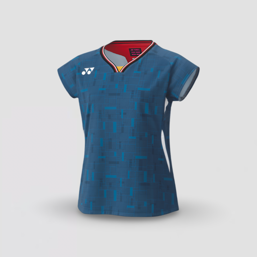 YONEX Japan National Team Women's Crew Neck Shirt 20917YX Denim Navy