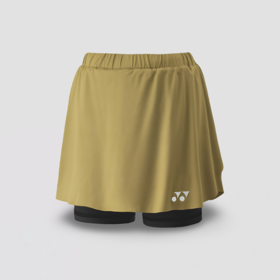 YONEX Japan National Team Akane Yamaguchi Women's Skort 26181YX Gold (With Inner Spats)