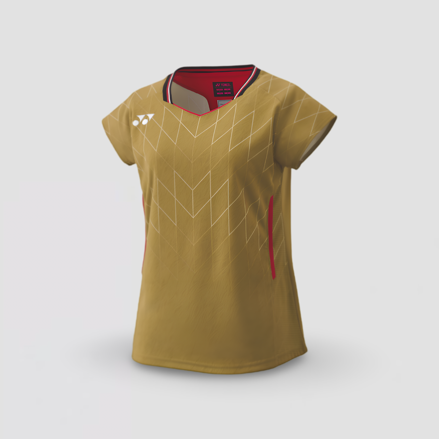 YONEX Japan National Team Akane Yamaguchi Women's Crew Neck Shirt 20915YX Gold