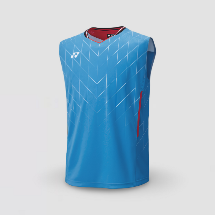 YONEX Japan National Team Men's Sleeveless Top 10699YX Cerulean Blue