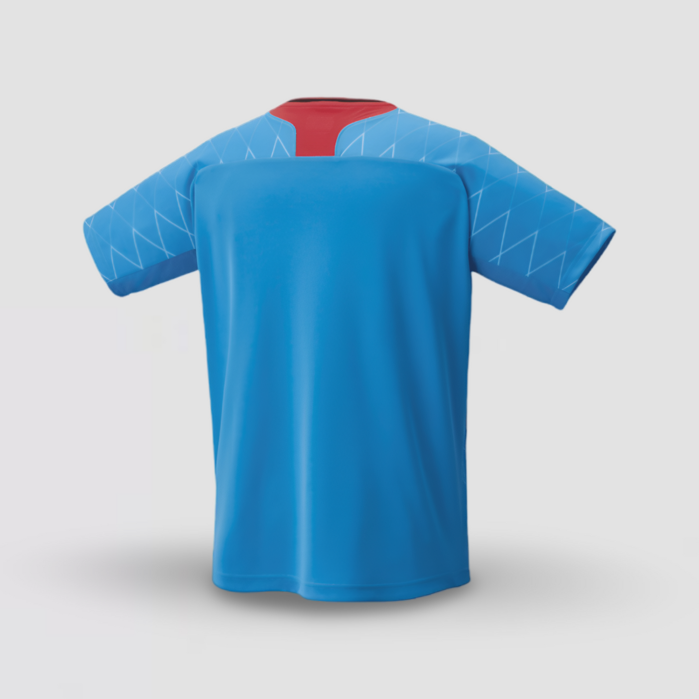 YONEX Japan National Team Men's Crew Neck Shirt 10698YX Cerulean Blue