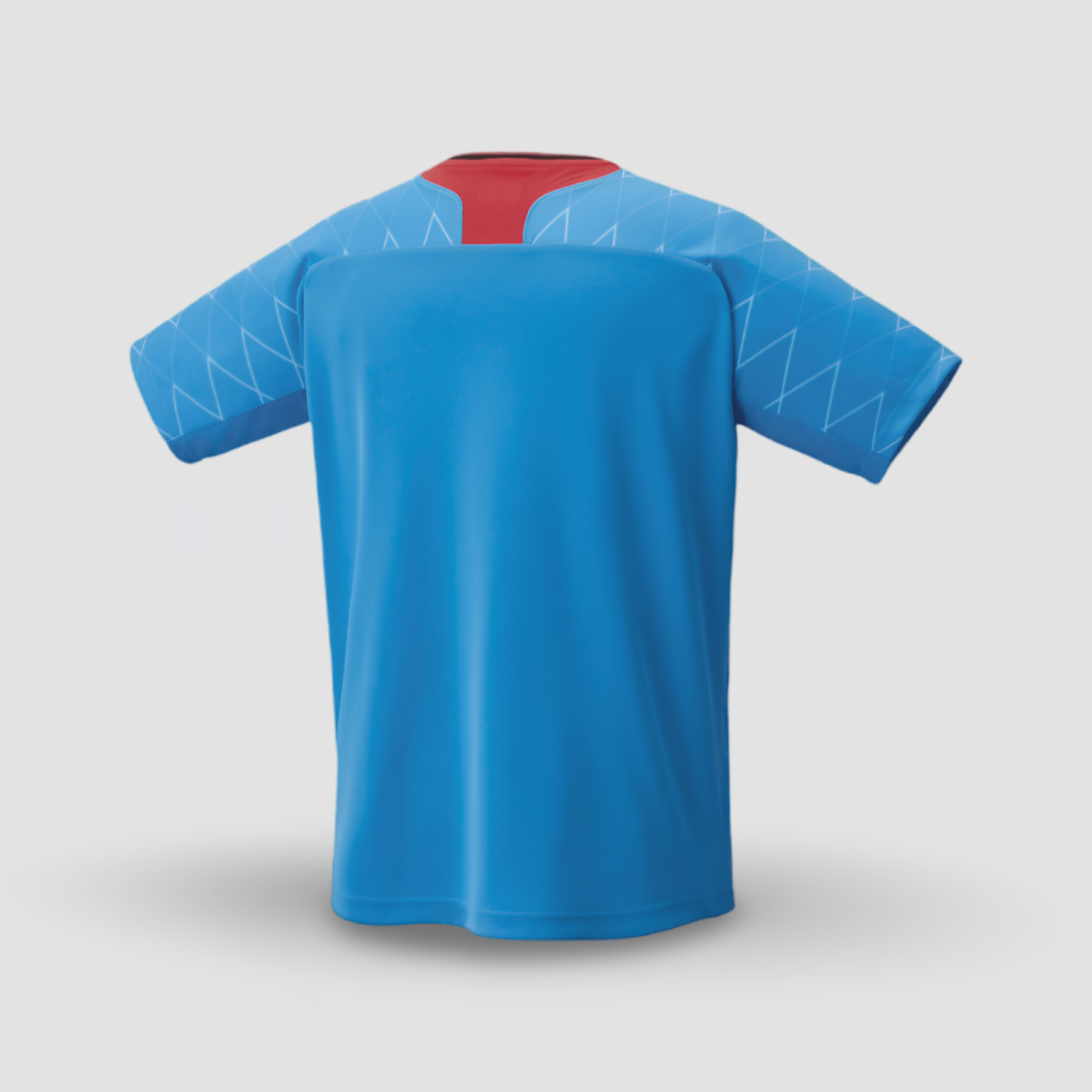 YONEX Japan National Team Men's Crew Neck Shirt 10698YX Cerulean Blue