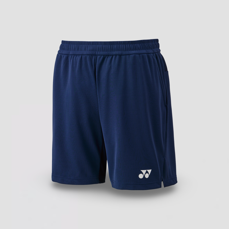 YONEX 2025 Kunlavut Vitidsarn Men's Knit Shorts 15202EX Dark Navy