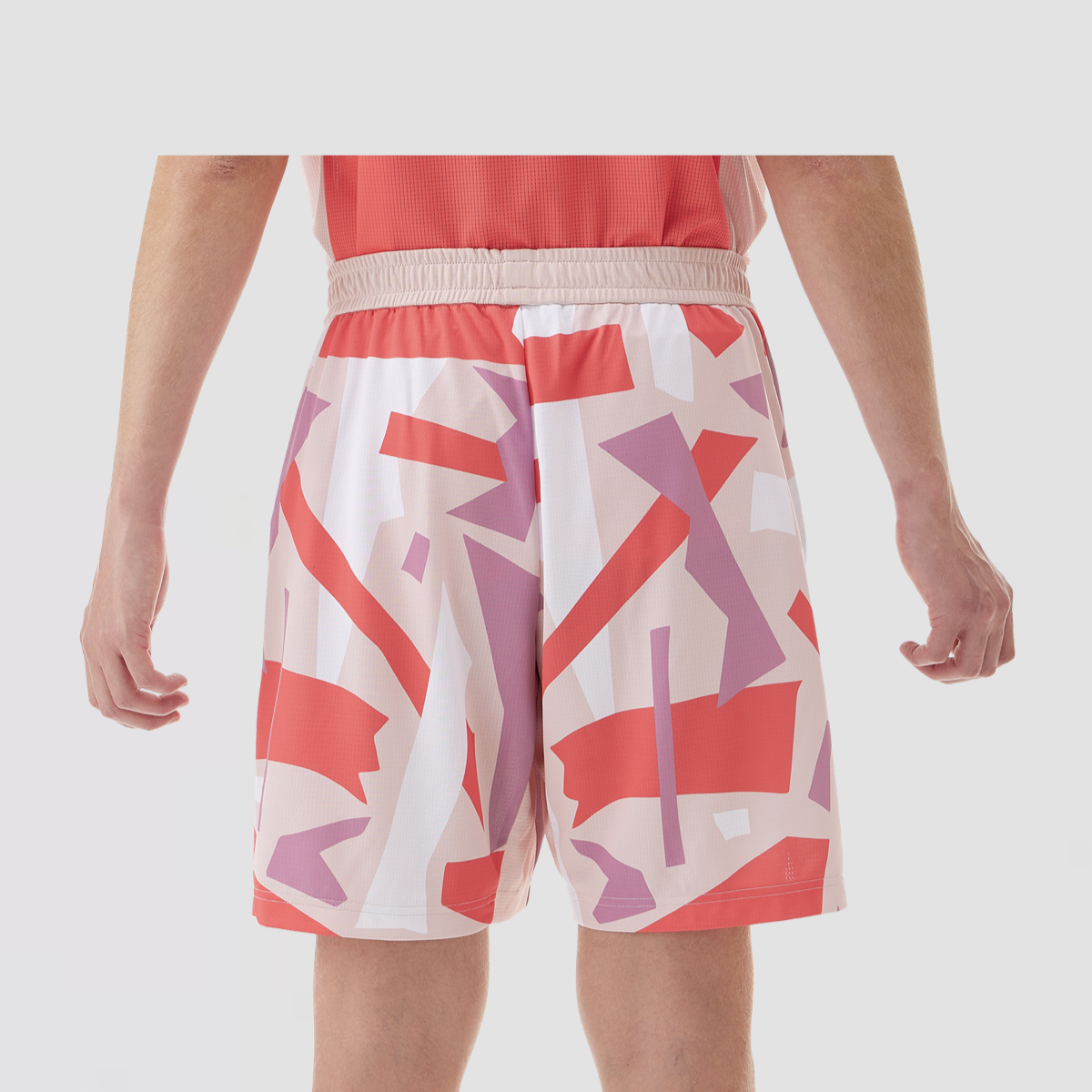 YONEX Men's Knit Shorts 15203EX Smoke Pink