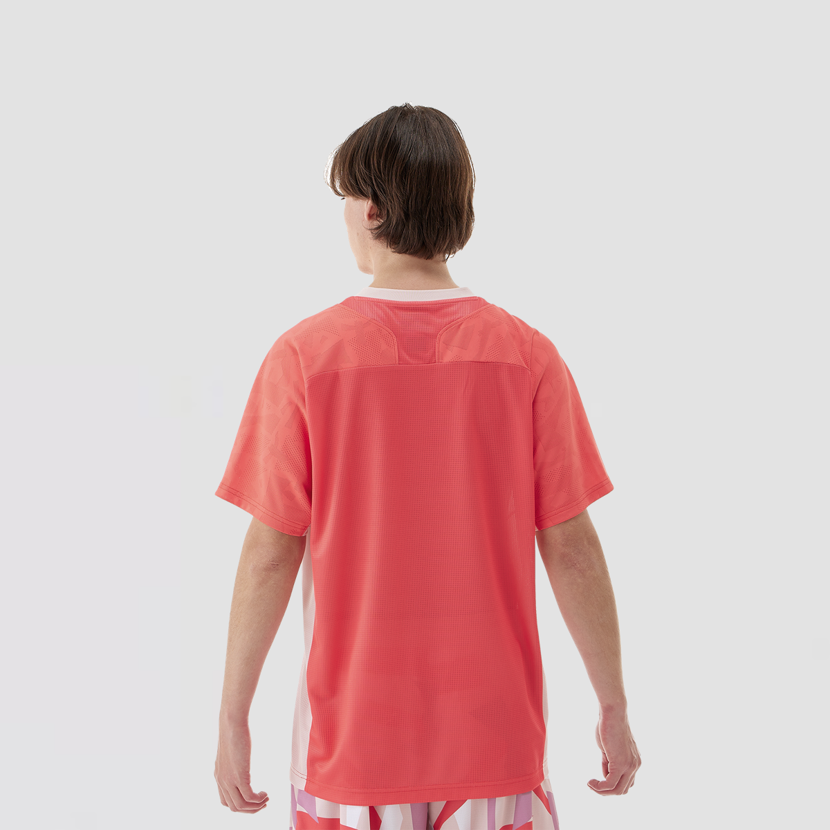 YONEX Men's Crew Neck Shirt 10634EX Coral Red
