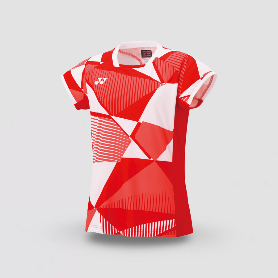 YONEX Women's Crew Neck Shirt 20850EX Tango Red