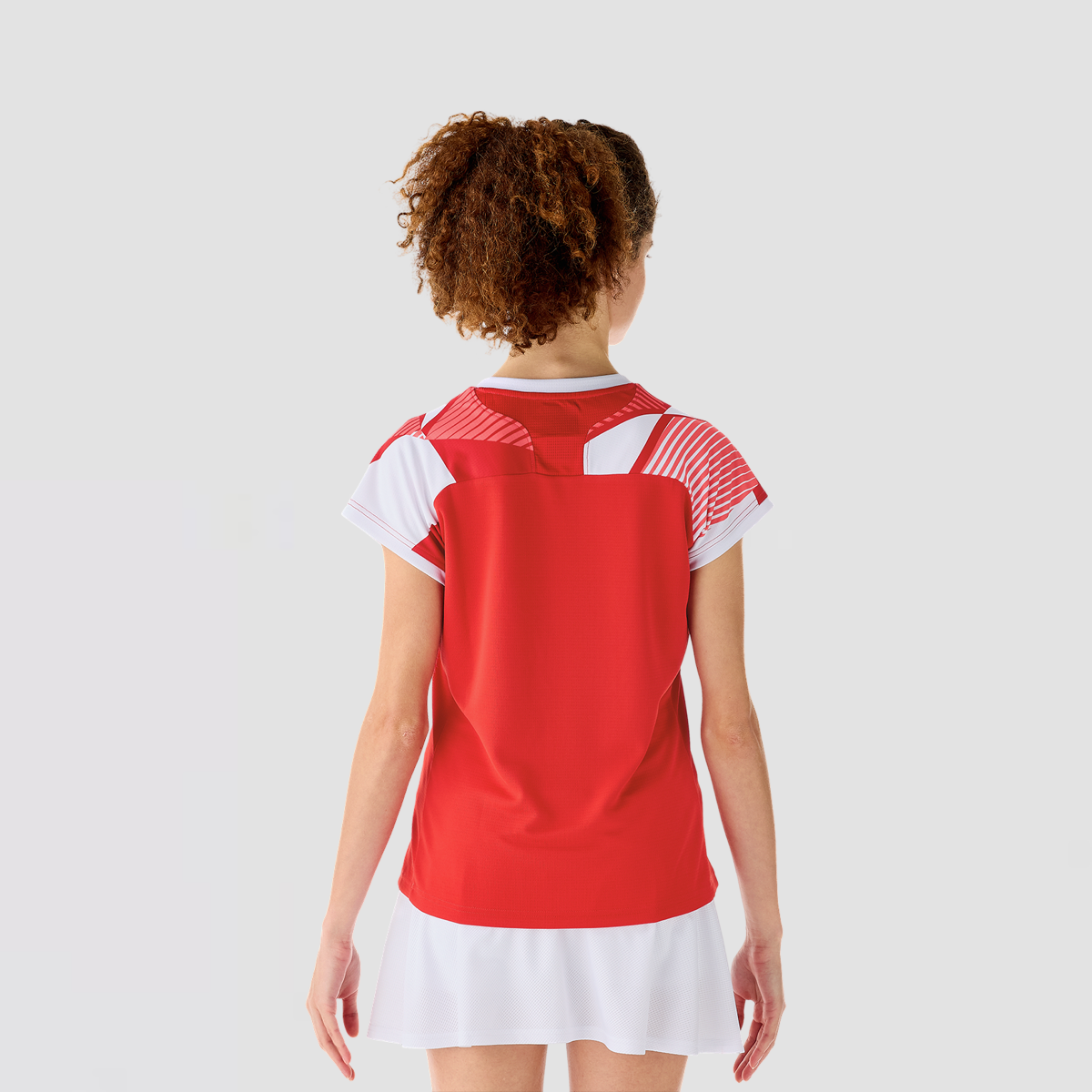 YONEX Women's Crew Neck Shirt 20850EX Tango Red