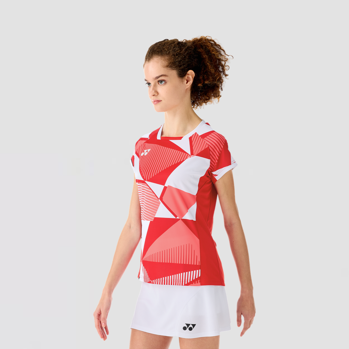 YONEX Women's Crew Neck Shirt 20850EX Tango Red