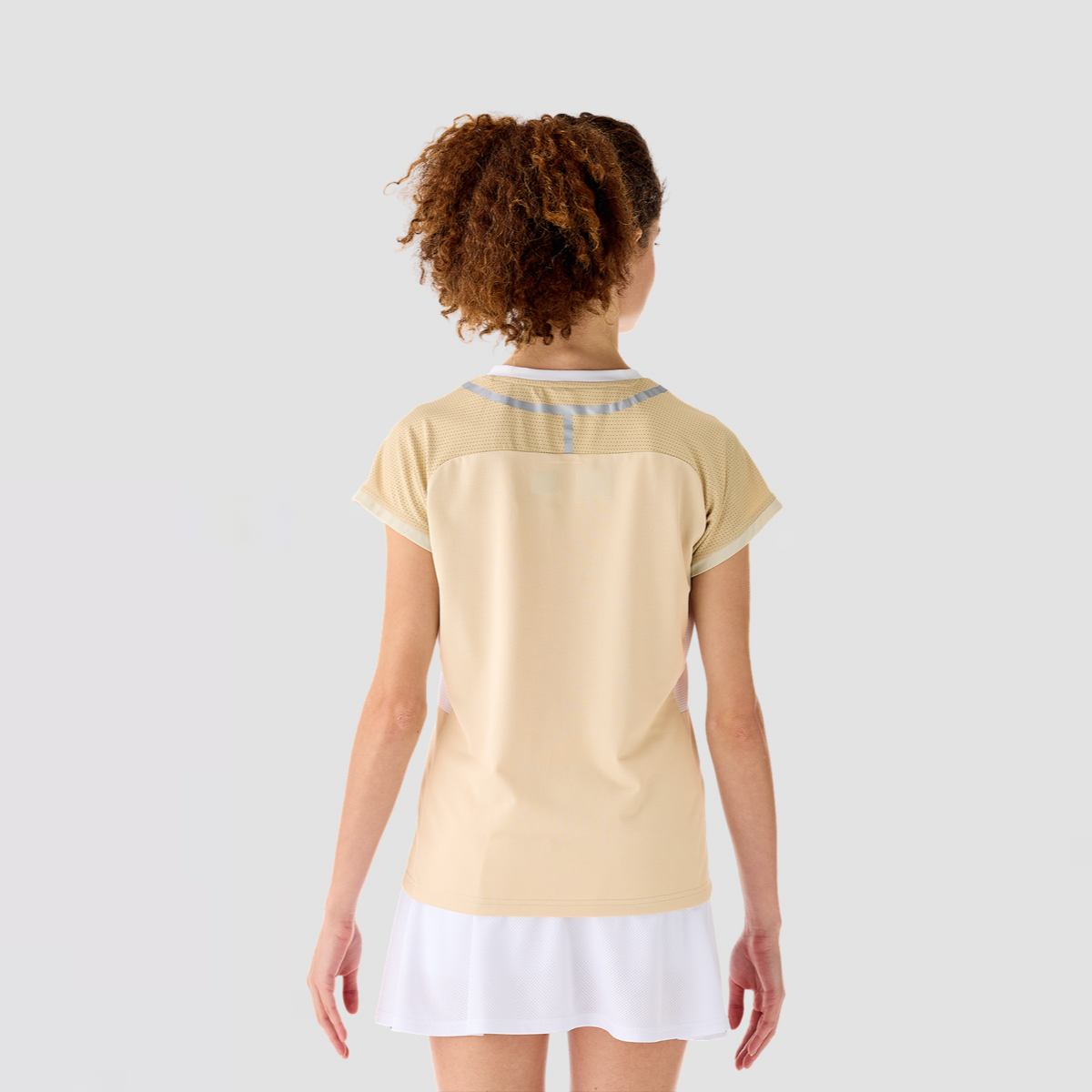YONEX Women's Crew Neck Shirt 20845EX Ice Beige