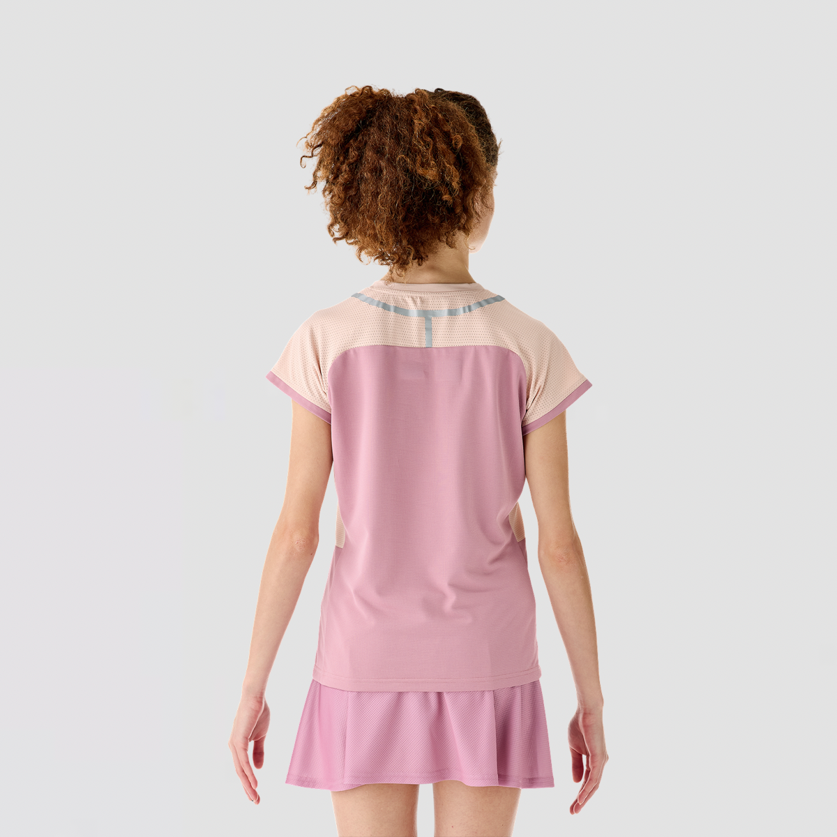 YONEX Women's Crew Neck Shirt 20845EX Pearl Rose