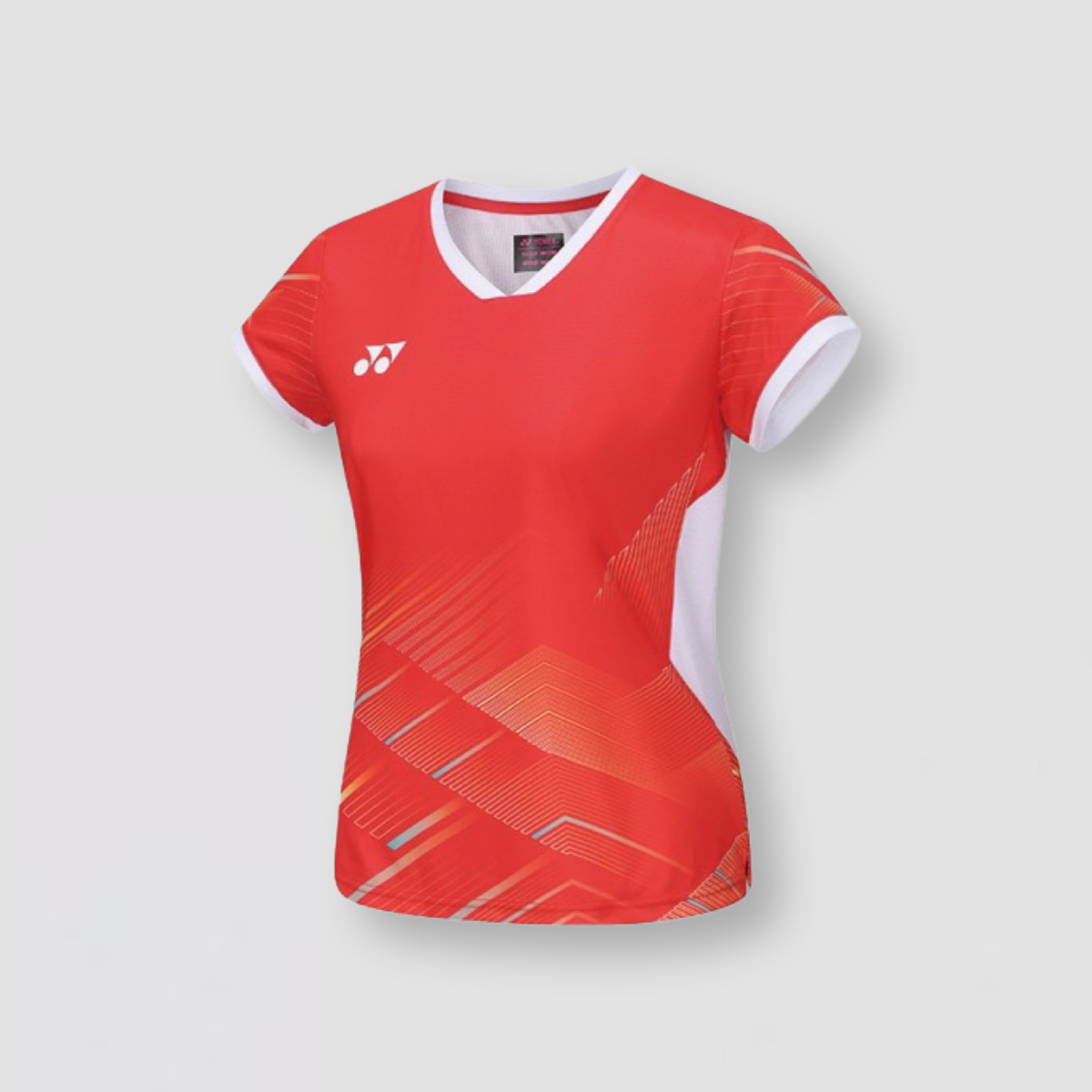 YONEX 2023 China National Team Wear Women's Crew Neck Shirt (Red) 20791EX