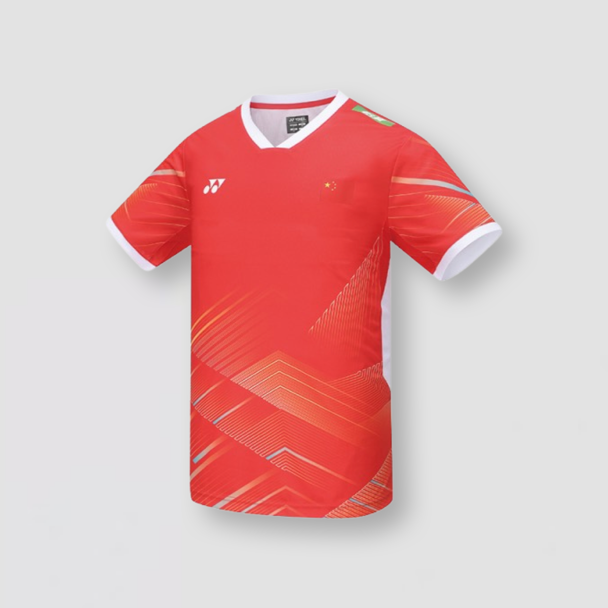 Áo cổ tròn đội tuyển quốc gia Trung Quốc YONEX 2023 dành cho nam (Đỏ) 10590EX