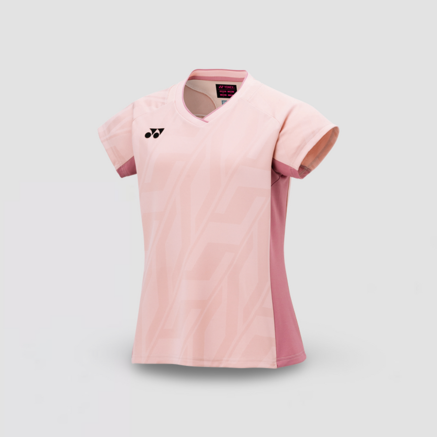 YONEX 2025 An Se Young Women's Crew Neck Shirt 20844EX Smoke Pink