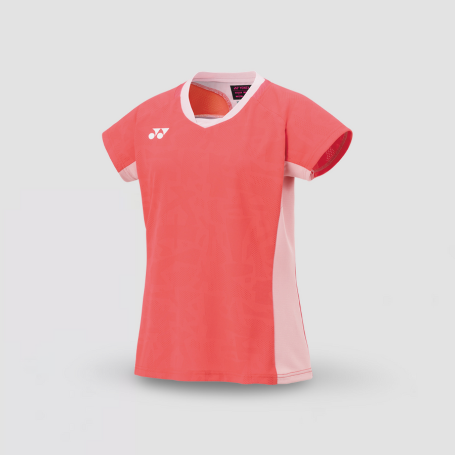 YONEX Women's Crew Neck Shirt 20848EX Coral Red