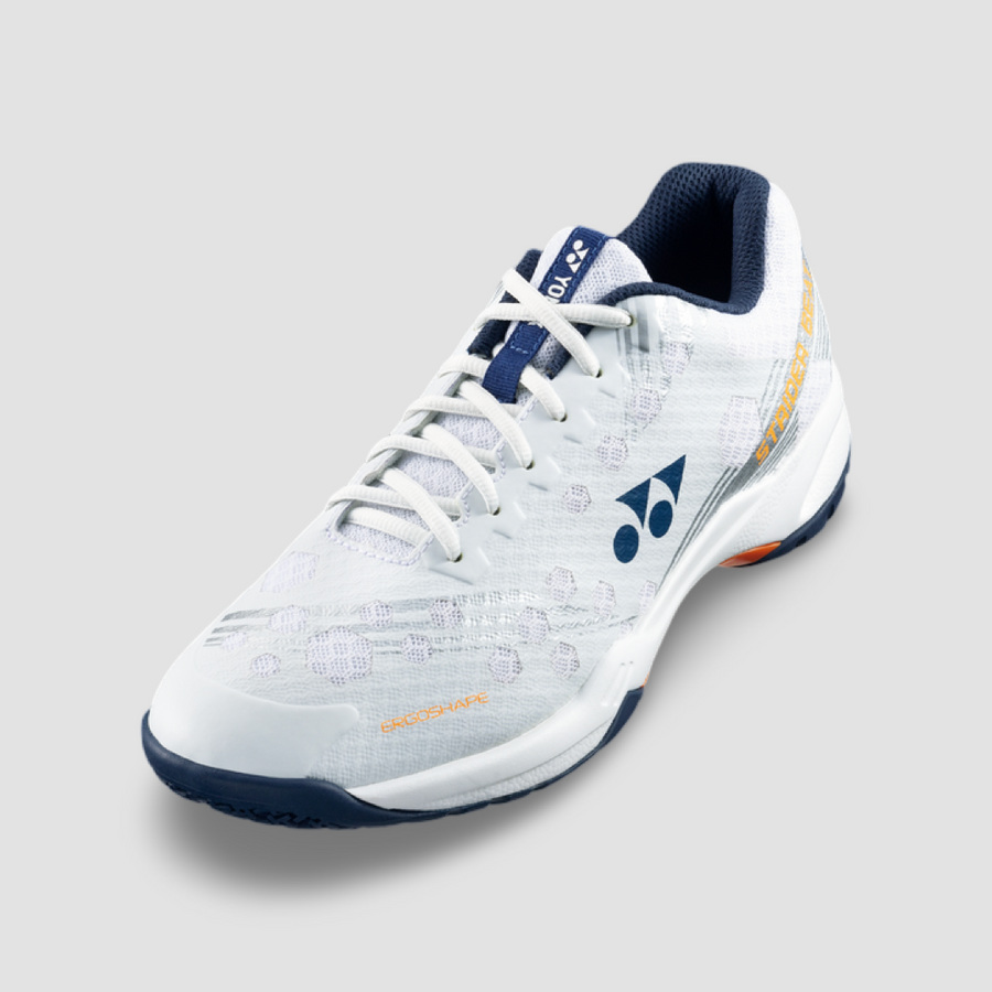 YONEX Power Cushion Strider Beat White/Orange SHBSB1EX Badminton Shoe