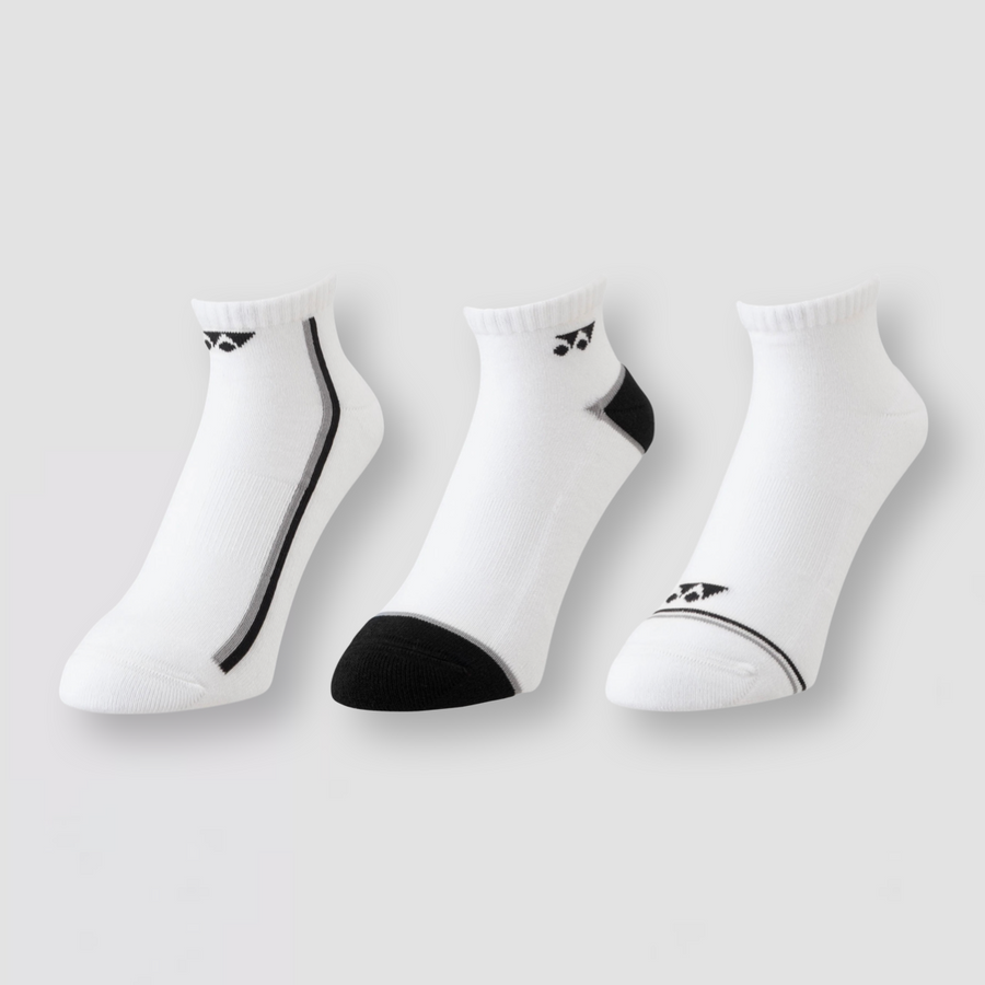 YONEX Low Cut Junior Socks (Pack of 3) Assorted 19190JEX