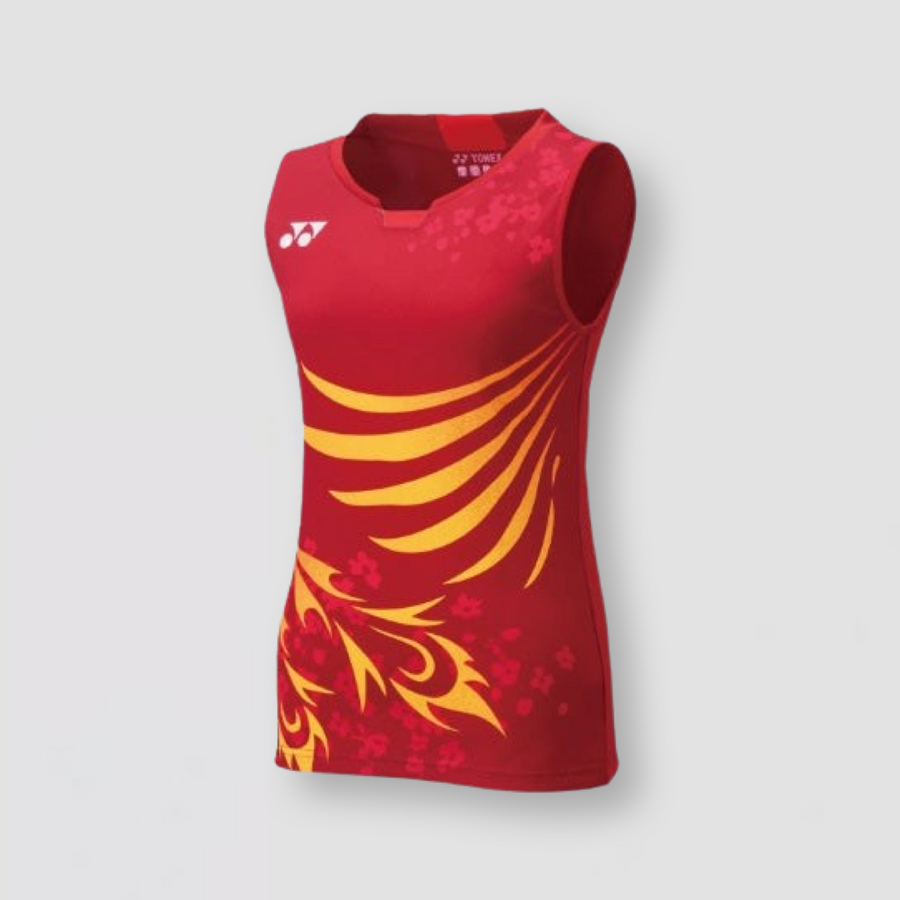 YONEX Japan National Team Wear Women's Sleeveless Top 20571EX (Kurenai)