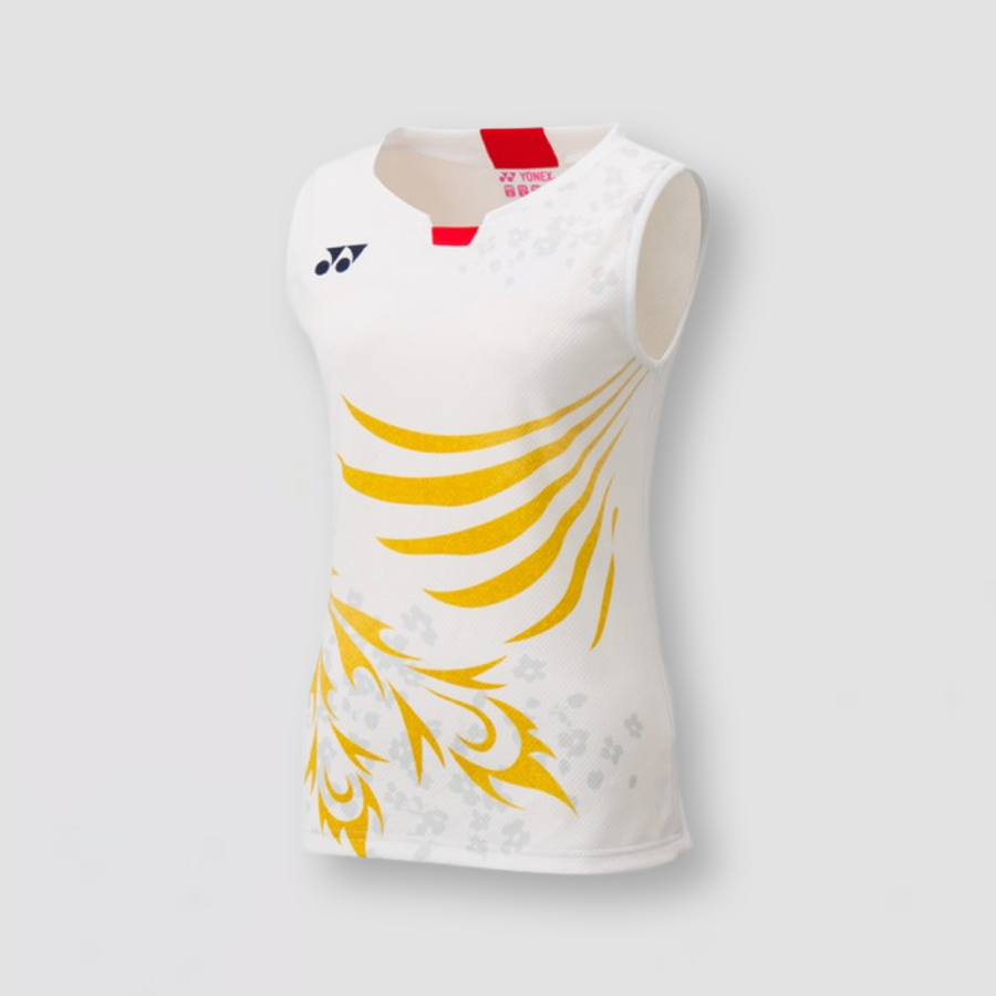 YONEX Japan National Team Wear Women's Sleeveless Top 20571EX (White)