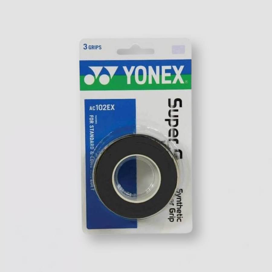 YONEX Wet Super Grap AC102EX Black (3 Pack)
