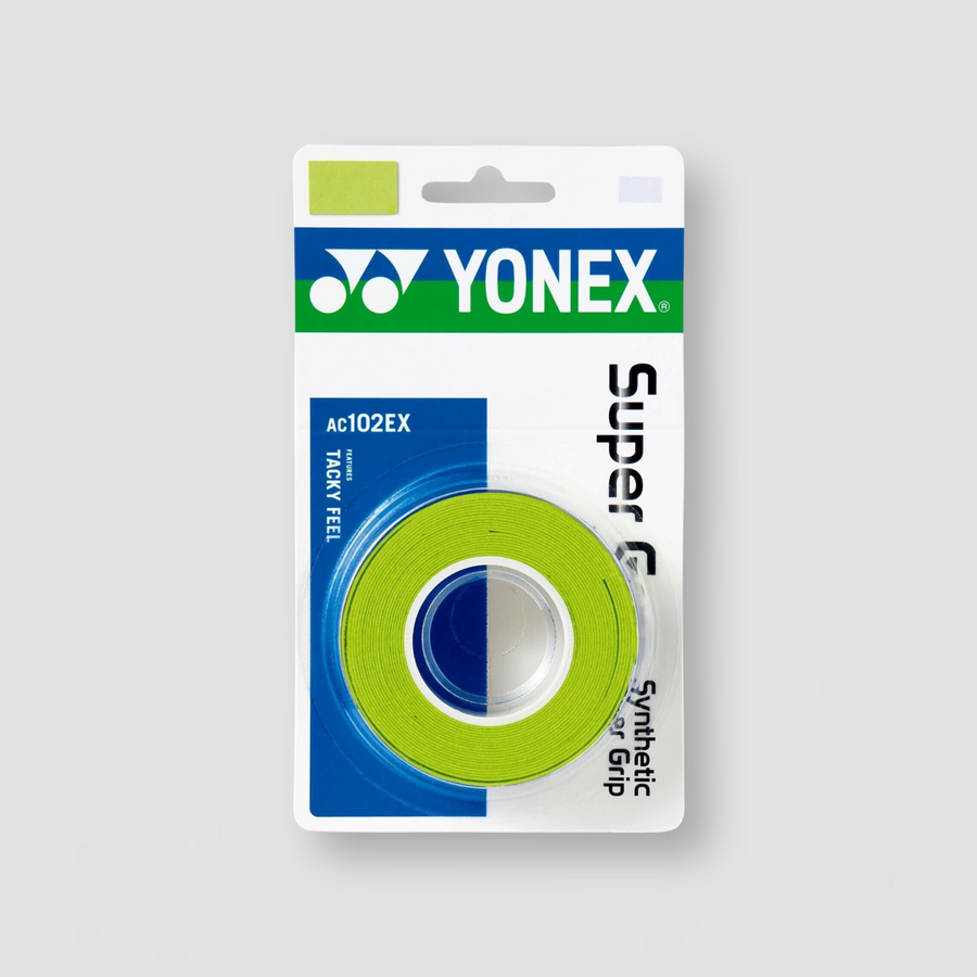 YONEX Wet Super Grap AC102EX Citrus Green (3 Pack)