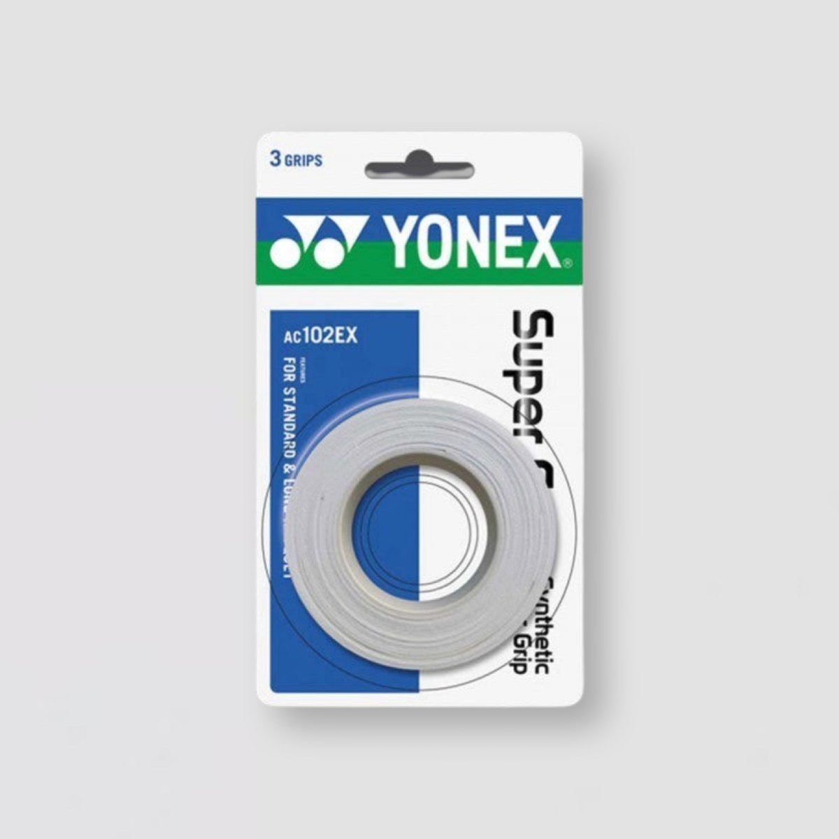 YONEX Super Grap AC102EX White (3 Pack)