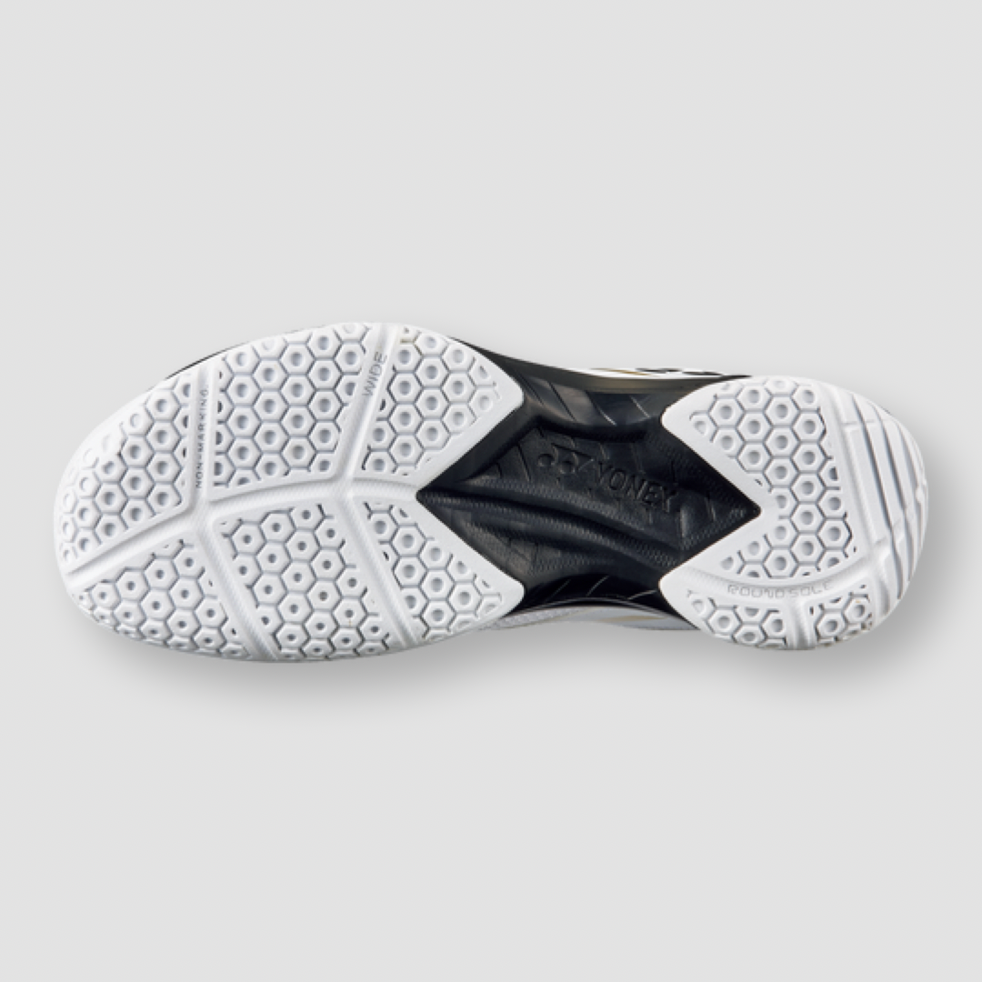 Giày cầu lông YONEX Power Cushion 39 Wide màu trắng/vàng 