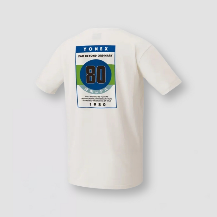 YONEX 75th Anniversary Unisex T-Shirt 16561AEX (White)