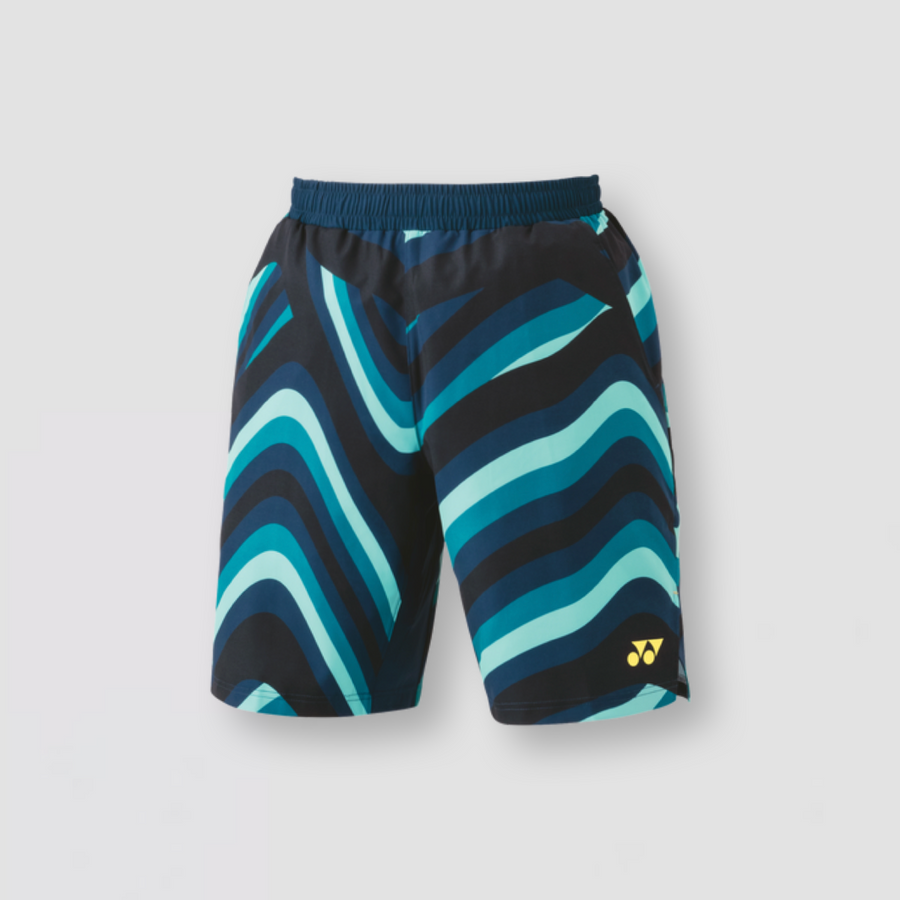 YONEX 2024 AO 网球男式短裤 15162EX 靛蓝/海蓝色