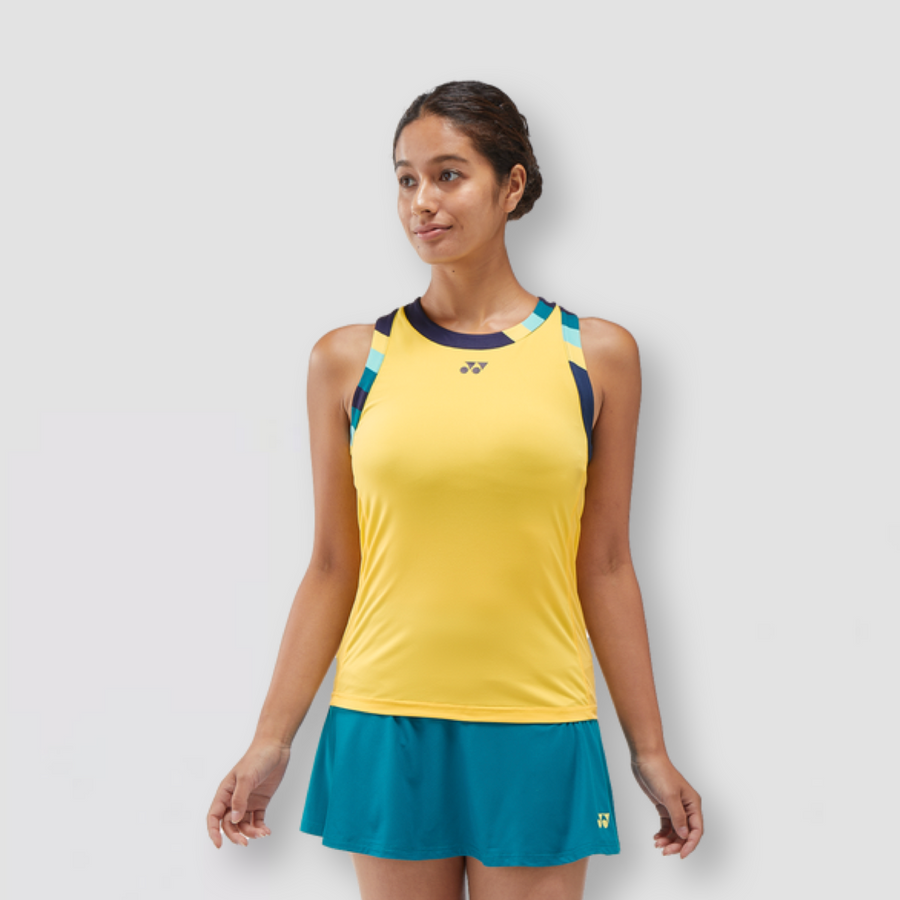 [CLEARANCE] YONEX 2024 AO Tennis Women's Tank 20753EX Soft Yellow