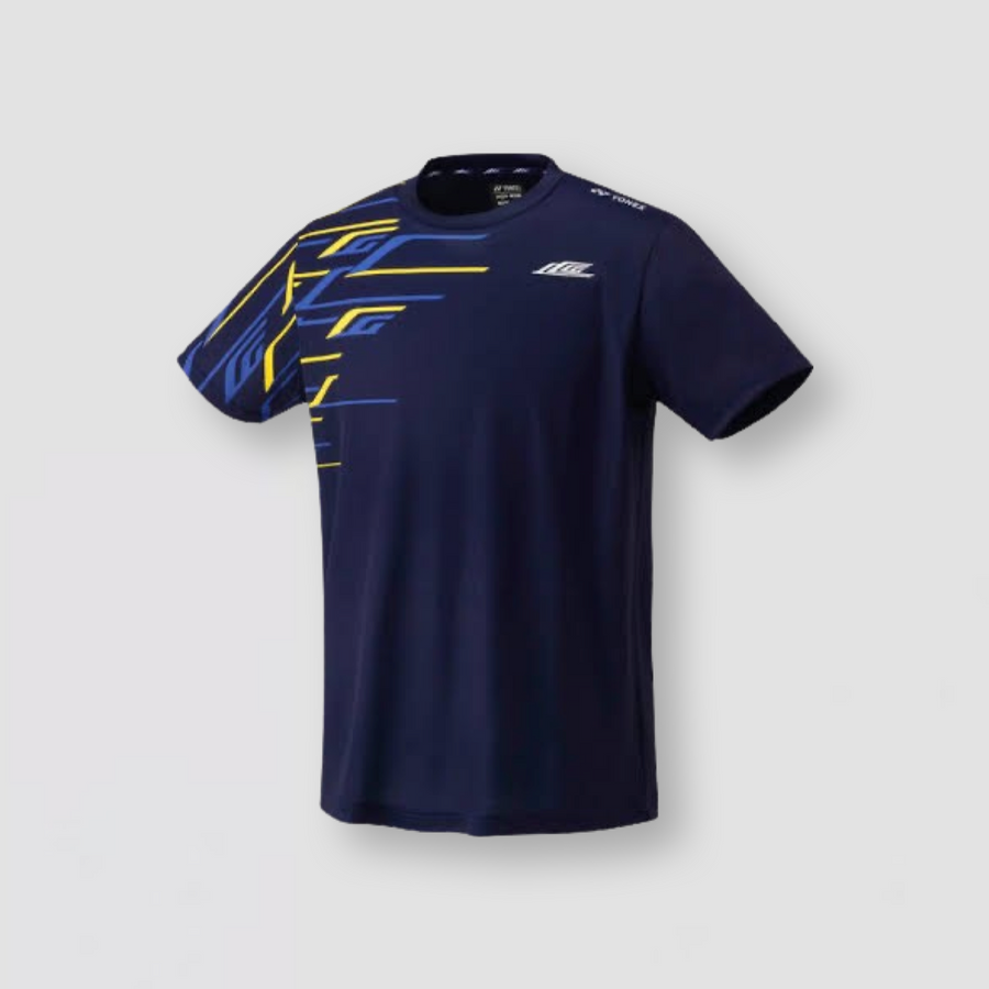 Áo thun Unisex YONEX Lee Chong Wei Slim Fit 16737 Xanh Navy