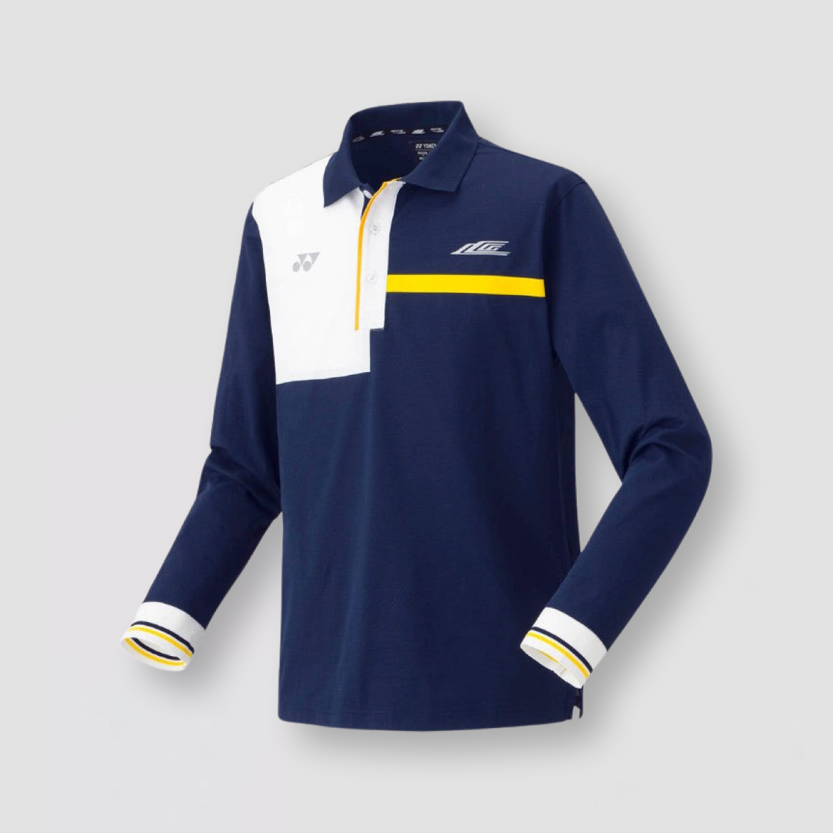 Áo thun Polo dài tay Unisex YONEX Lee Chong Wei 10619EX (Xanh navy)