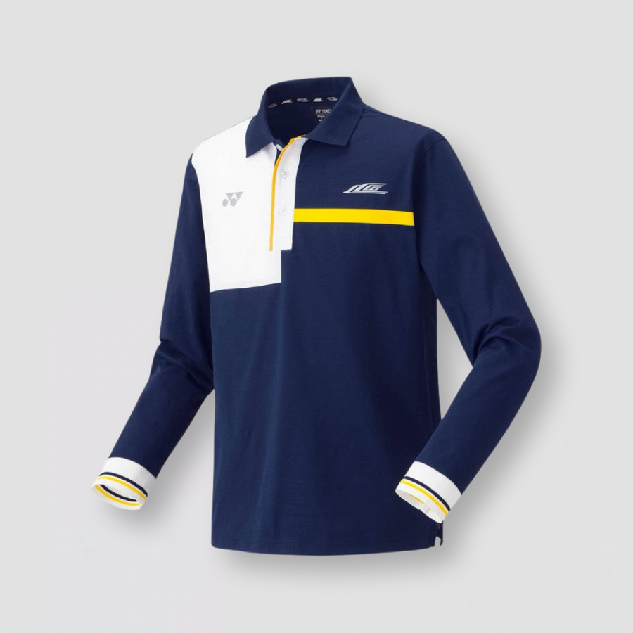 Áo thun Polo dài tay Unisex YONEX Lee Chong Wei 10619EX (Xanh navy)