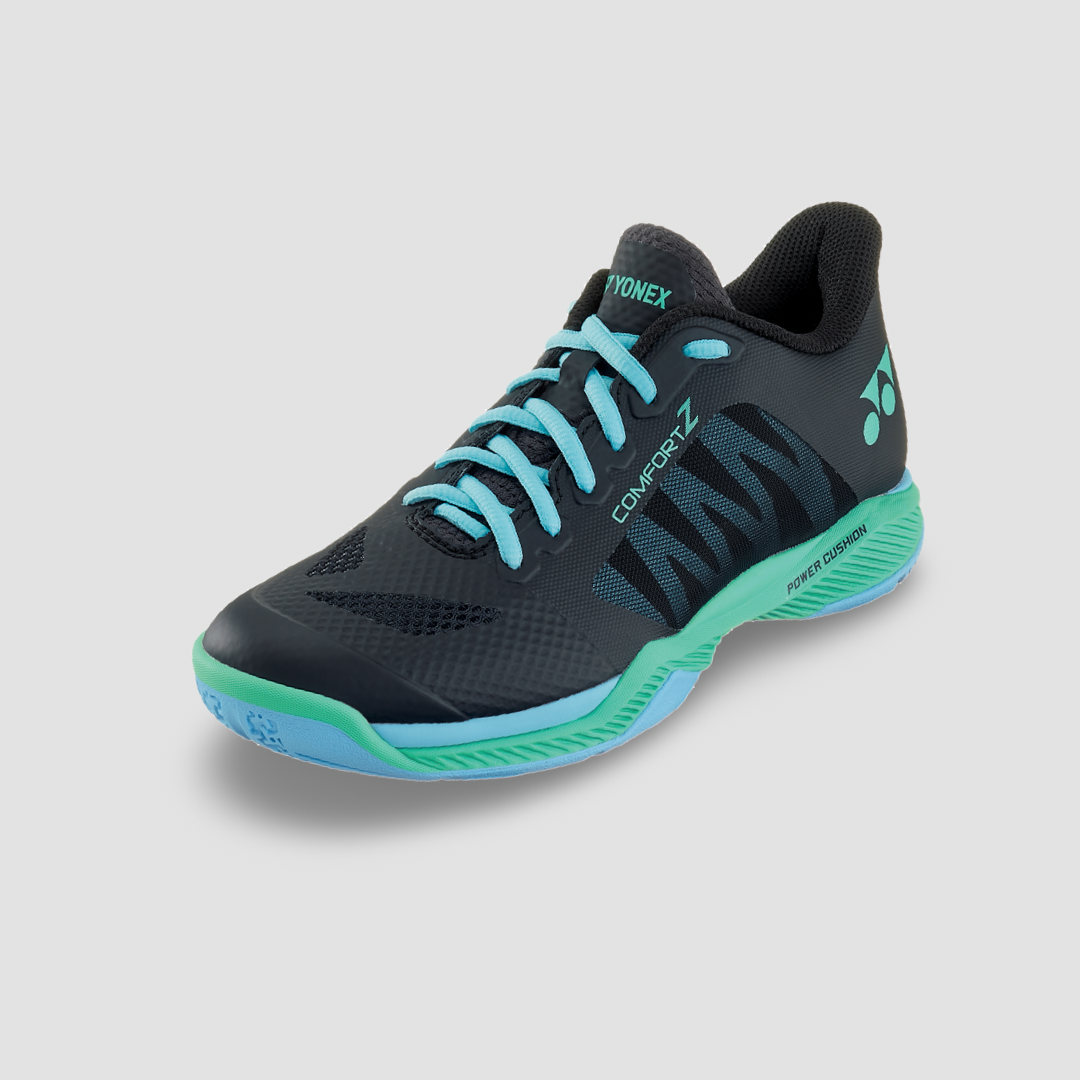 Giày cầu lông YONEX 2024 Power Cushion Comfort Z3 dành cho nữ màu đen/xanh bạc hà