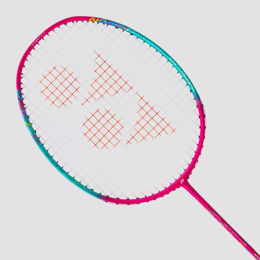 YONEX Nanoflare 002 Feel Badminton Racket Magenta 4UG5 (Strung)