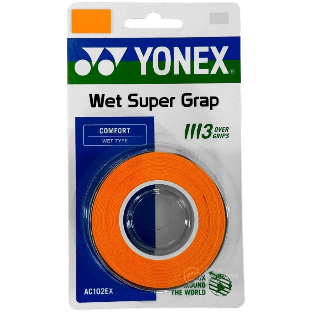 YONEX Super Grap AC102EX Orange (3 Pack)