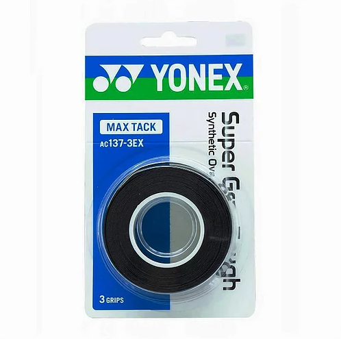 YONEX AC137EX Super Grap Tough Black 3 Pack