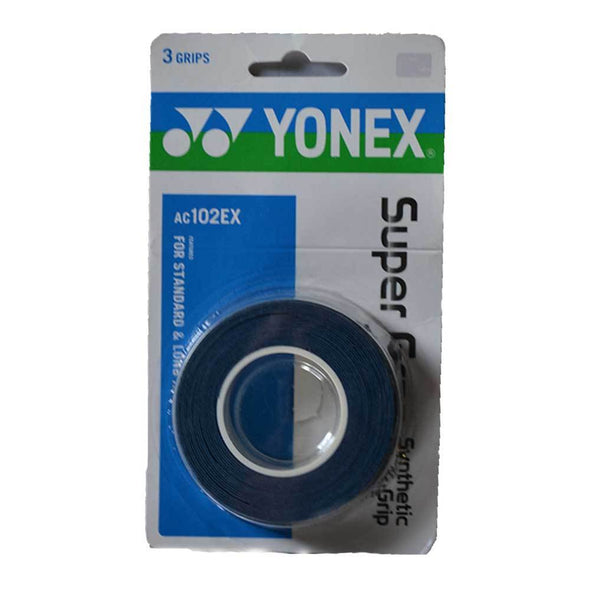 YONEX AC102EX Super Grap Deep Blue 3 Pack