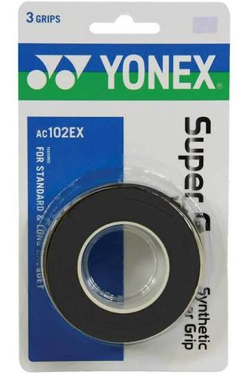 YONEX AC102EX Super Grap Black 3 Pack