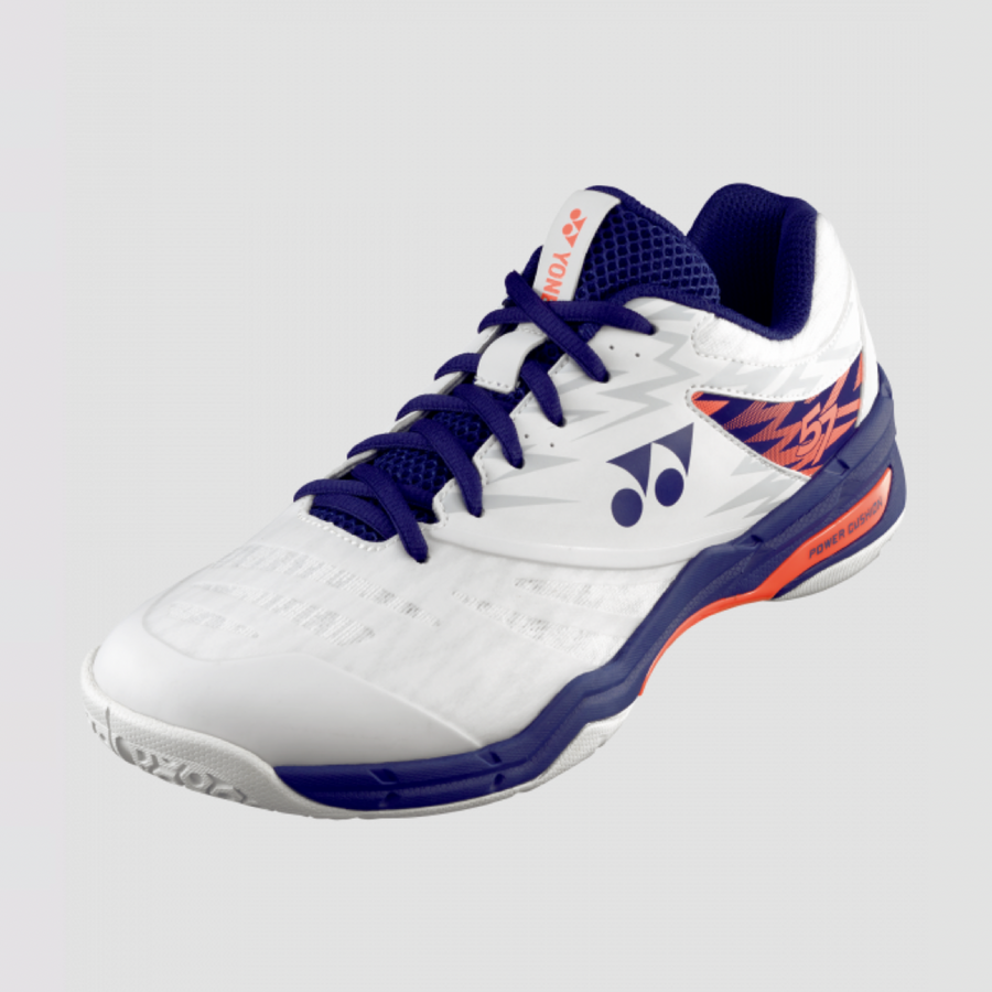Giày cầu lông YONEX Power Cushion 57 màu trắng/cam neon 