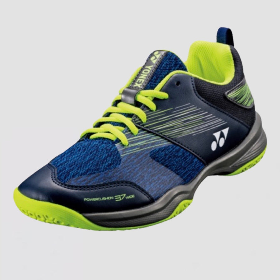 YONEX Power Cushion 37 Wide Navy/Yellow Badminton Shoe