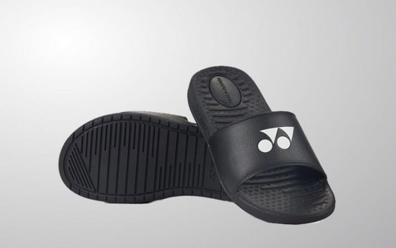 YONEX POWER CUSHION SLIPPERS/SLIDES - Black
