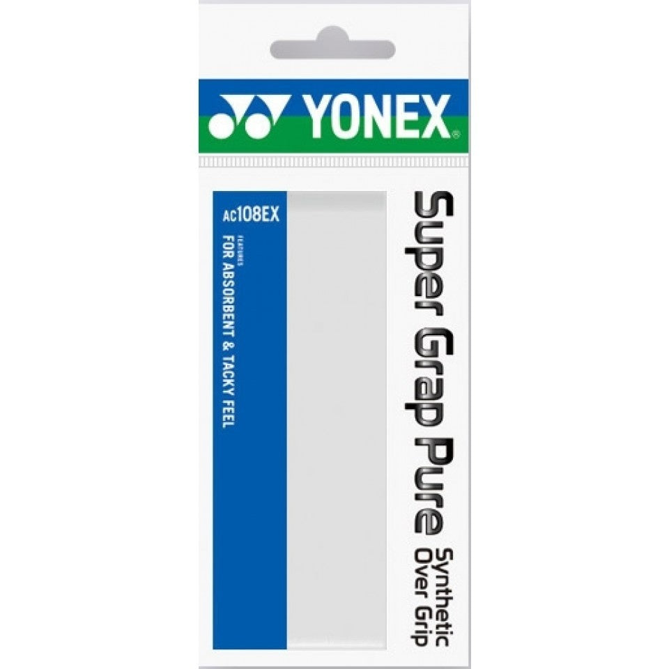 YONEX SUPER GRAP PURE White AC108EX